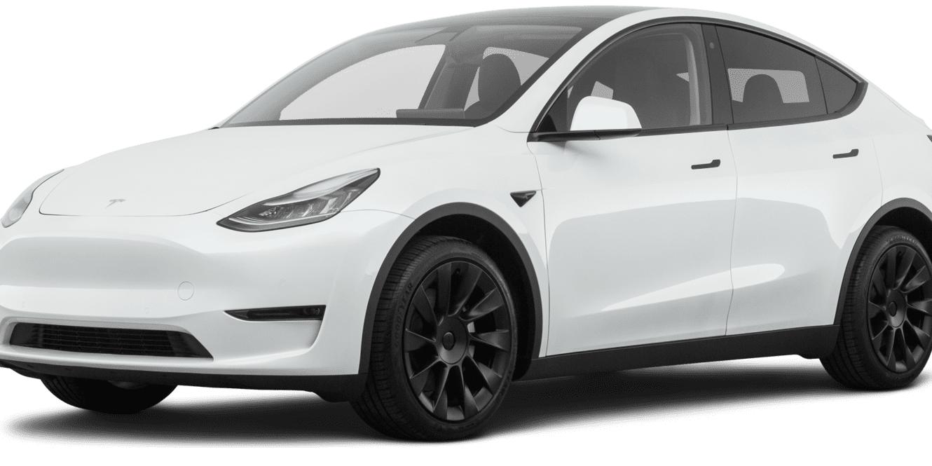 TESLA MODEL Y 2021 5YJYGDEE5MF214807 image